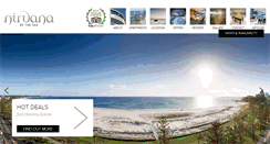 Desktop Screenshot of nirvanabythesea.com.au